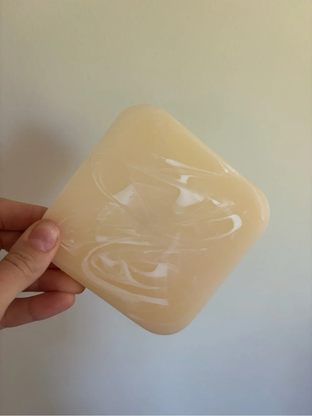 RIRIKU Resin Coasters Set of 4 — Pale Mint